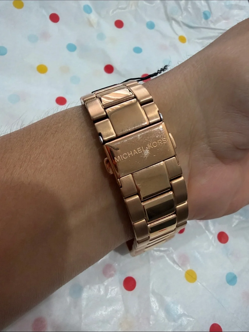 Michael Kors men’s watch rose gold stainless steel